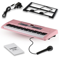 SUPRIMO 6136L PK keyboard organy z mikrofonem dla