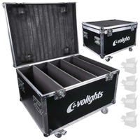 EVOLIGHTS 60x10W RGBW LED WALL WASHER CASE 4IN1