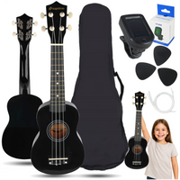 SUPRIMO UK21 SET BK ukulele sopranowe 21"" czarne